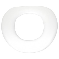 Asiento de baño blanco para bebé
