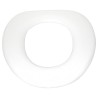 Asiento de baño blanco para bebé