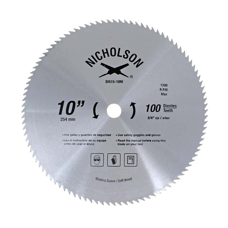 Sierra circular para madera 10" DI515-10NI Nicholson