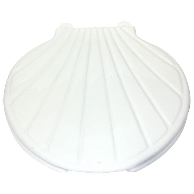 Asiento para baño alargado arrecife blanco