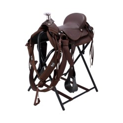 Silla Ranchera para montar café con accesorios Mesace