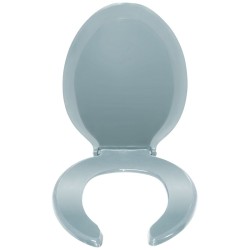 Asiento para baño alargado azul holanda