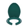 Asiento para baño alargado verde Cato