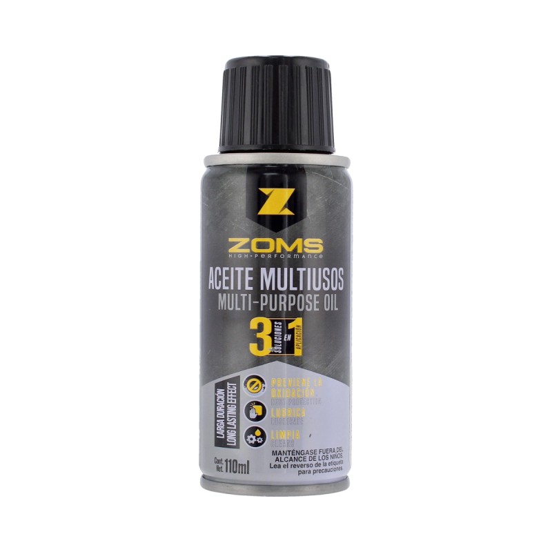 Aceite en aerosol multiusos 3 en 1 110 ml Zoms