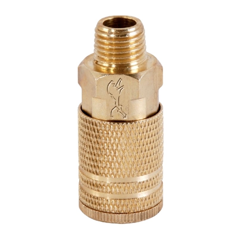 Cople rápido tipo "M" latón macho 2123 Lion Tools