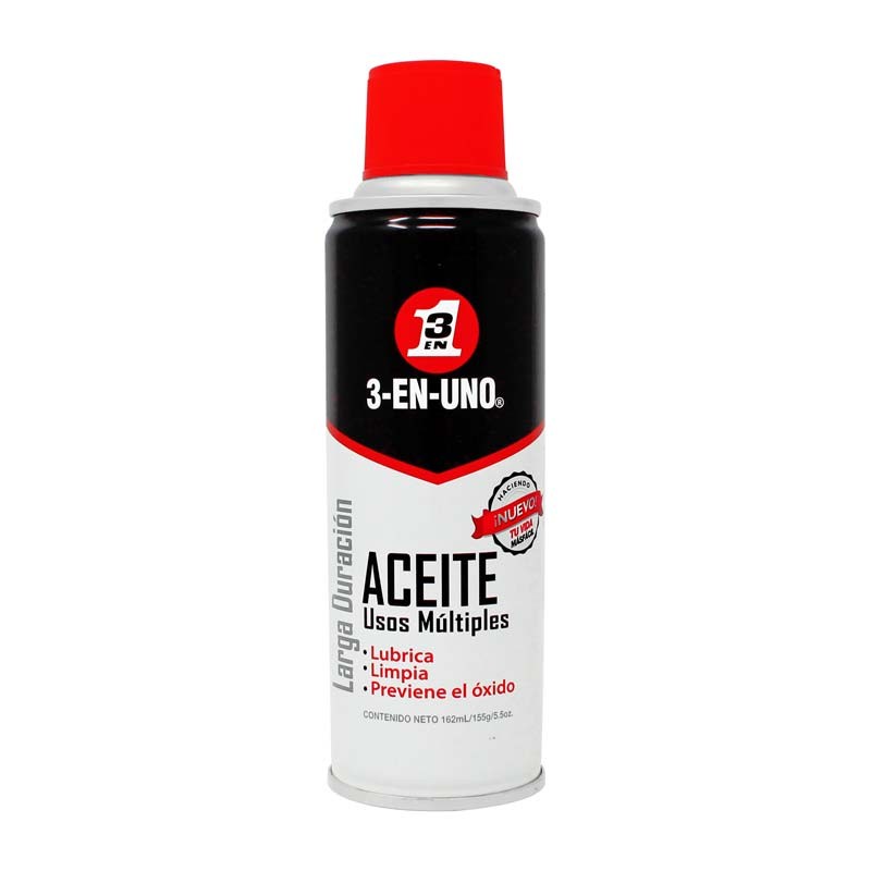 Aceite usos multiples 3 en 1 en aerosol 162 ml