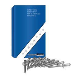 Juego de 250 remaches 1/4" x 1/4" AD84BS
