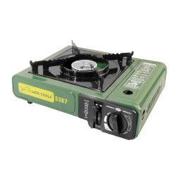 Estufa portátil de gas con estuche 5387 Lion Tools
