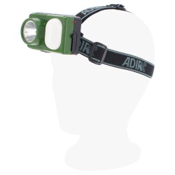 Linterna para cabeza/manos libres LED Recargable 2 en 1 10140 Adir