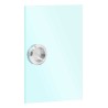 Jaladera redonda para puerta de cristal cromo B023 Axcent