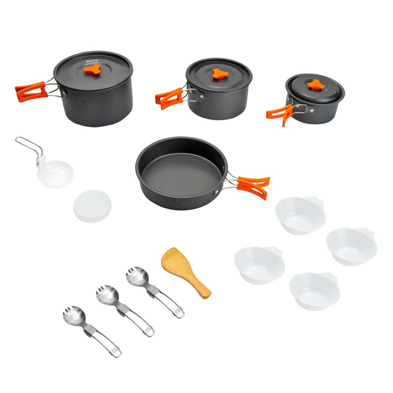 Kit de utensilios de cocina para camping MC-033 Mendoza