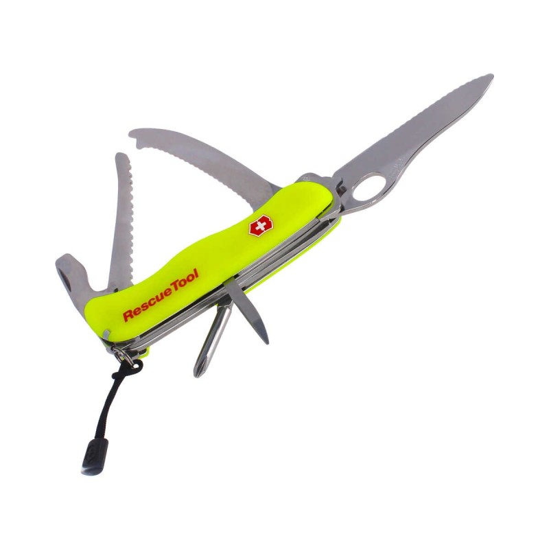 Navaja de bolsillo grande con sierra corta vidrios 0.8623.MWN Rescue Tool Victorinox