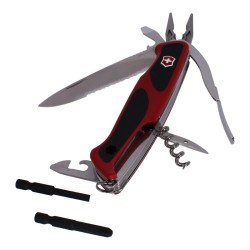 Navaja de bolsillo grande con 17 funciones Ranger Grip 174 Handyman 0.9728.WC Victorinox