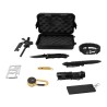 Kit de supervivencia negro multifuncional con 10 accesorios MC-014 Mendoza