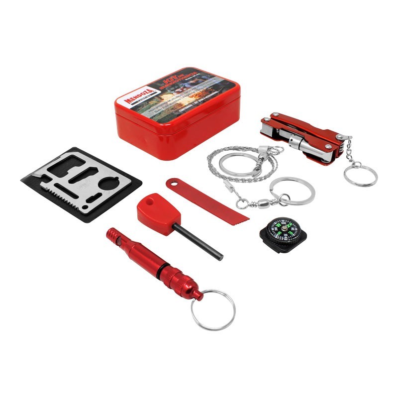 Kit de Supervivencia Rojo SOS MC-015 Mendoza