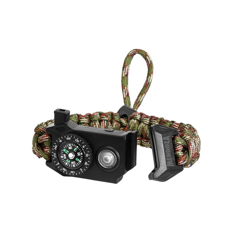 Pulsera paracord de Supervivencia con luz LED 6 en 1 CAMP-003 Mendoza