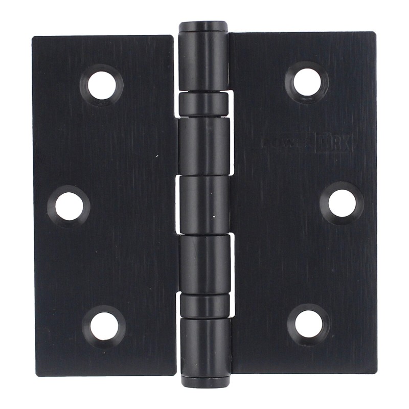 Bisagra con baleros 3" x 3" negro mate Power Turk