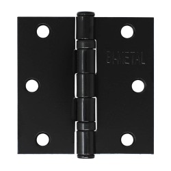 Bisagra arquitectónica con balero 3" x 3" Negro mate BM823 Bimetal