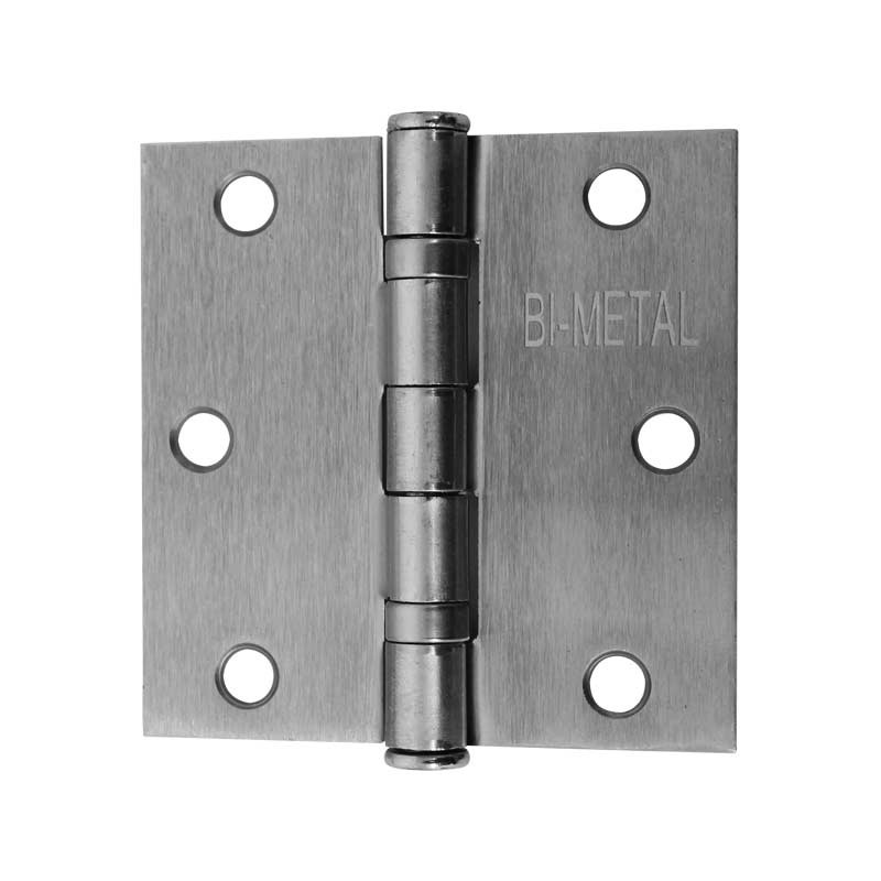 Bisagra arquitectónica con balero 3" cromo satinado Bimetal