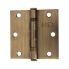 Bisagra arquitectónica con balero 3" latón antiguo Bimetal