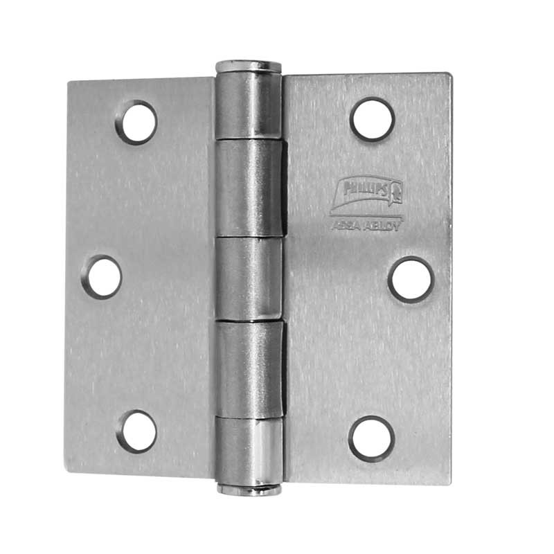 Bisagra arquitectónica 4 1/2" cromo satinado 645 Phillips
