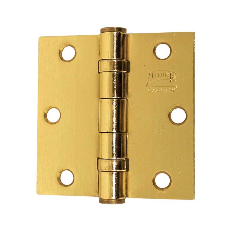 Bisagra arquitectónica con balero 4 1/2" latón brillante 645 BB Phillips