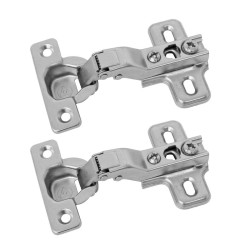 Kit de bisagras bidimensionales semicurvas 26 mm Ducasse