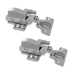 Bisagra bidimensional semi curva con luz 3763 Handy Home