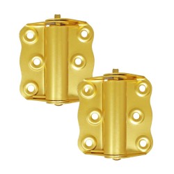 Bisagra sencilla latonada #1 65 mm Mañon