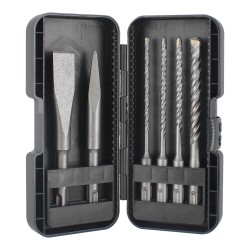 Juego de brocas y cinceles SDS PLUS 6 piezas 12563 Adir