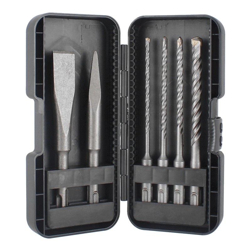 Juego de brocas y cinceles SDS PLUS 6 piezas 12563 Adir