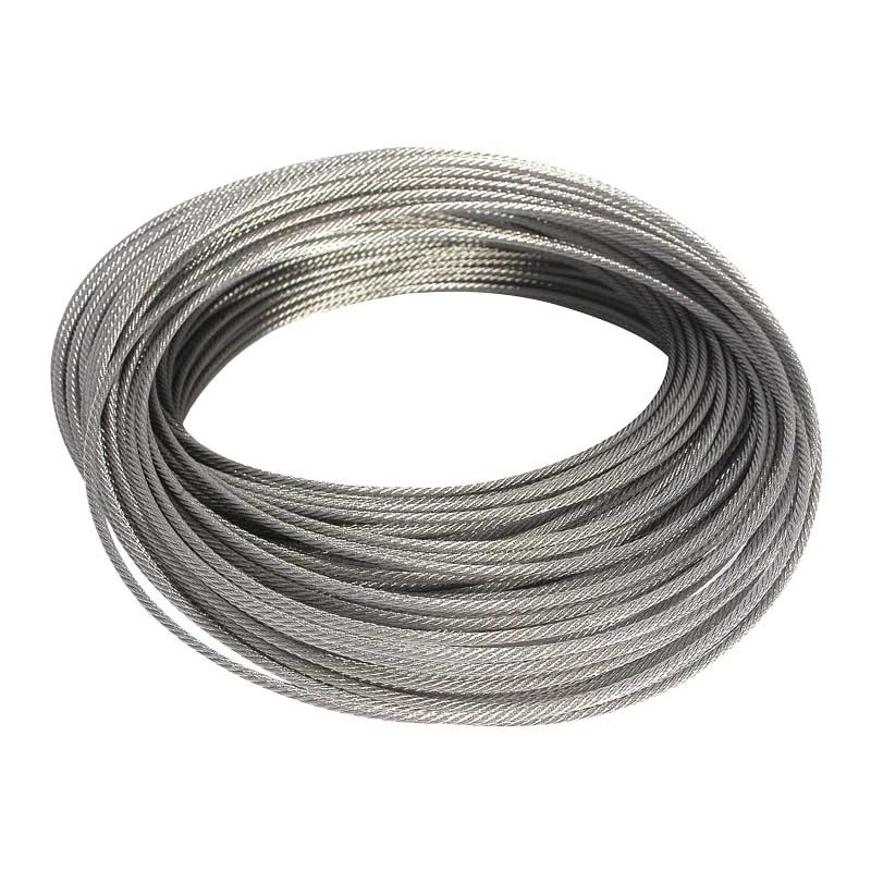 Cable de acero inoxidable 2 mm x 1 metro Herralum