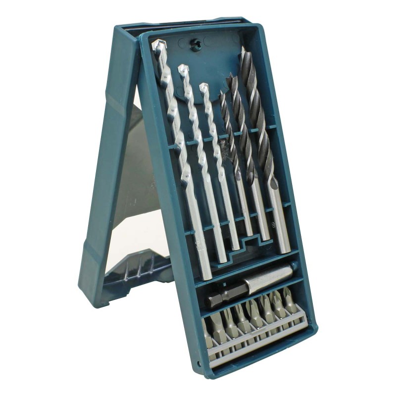 Juego de brocas y puntas 15 piezas Mini-X-Line 2 607 017 408 Bosch