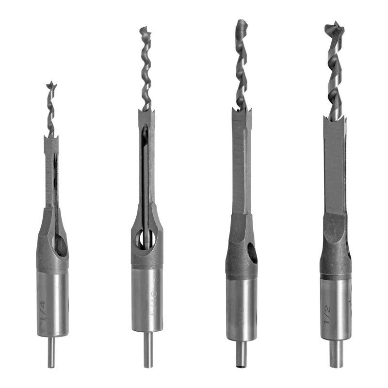 Juego de brocas para agujero cuadrado para carpintería MRK-043 RORK