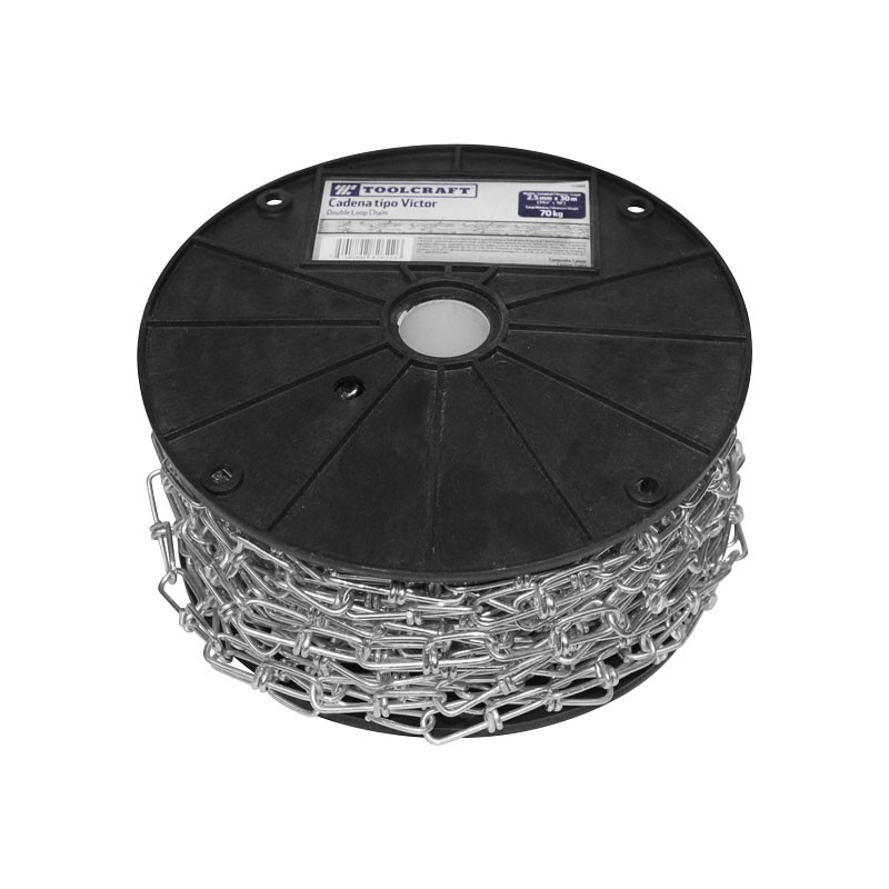 Cadena tipo Victor 2.5 mm x 30 m TC1084 Toolcraft