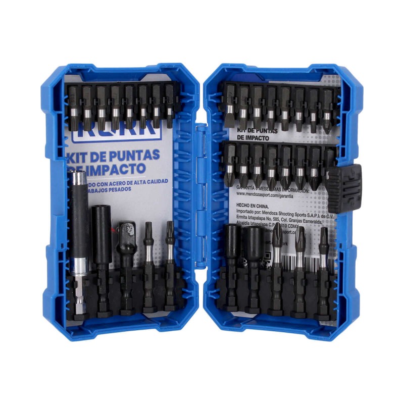 Kit de puntas de impacto 34 piezas MRK-020 RORK