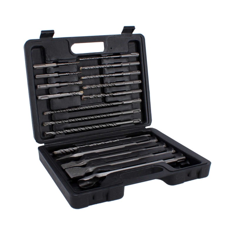 Juego de 17 brocas para concreto SDS plus MT-008 RORK