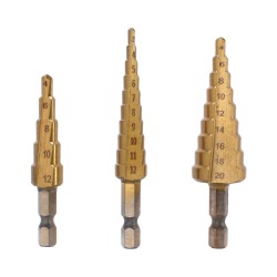 kit de 3 brocas escalonadas MT-006 RORK