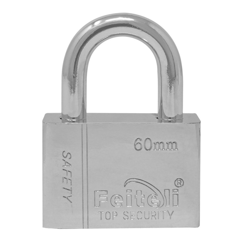 Candado gancho corto 60 mm de hierro solido Feiteli