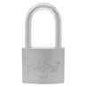 Candado de hierro gancho largo gris E2L 50 mm Feiteli