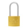 Candado de hierro gancho largo dorado E4L 38 mm Feiteli