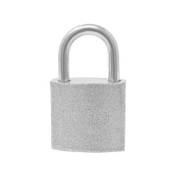 Candado de hierro gancho corto gris E2 20 mm Feiteli