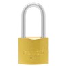 Candado de hierro gancho largo dorado E4L 32 mm Feiteli
