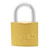 Candado de hierro gancho corto dorado E4 32 mm Feiteli
