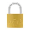 Candado de hierro gancho corto dorado E4 50 mm Feiteli