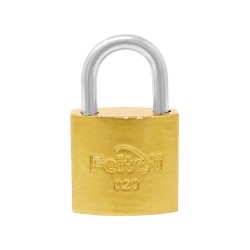 Candado de hierro gancho corto dorado E4 20 mm Feiteli