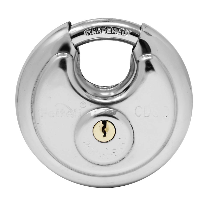 Candado circular acero inoxidable 90 mm CD90 Feiteli