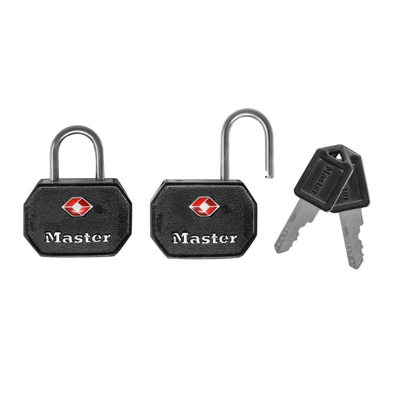 Juego de candados para equipaje 4681TBLK Master Lock