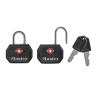 Juego de candados para equipaje 4681TBLK Master Lock