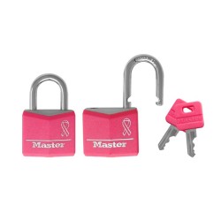 Juego de candados gancho corto cubierta de vinil 136T Master Lock